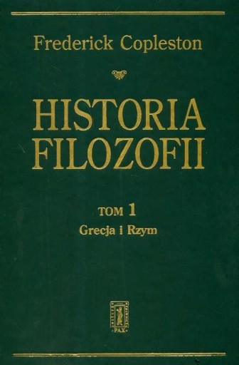 Historia filozofii Tom 1 Frederick Copleston