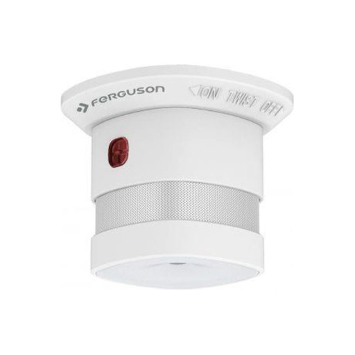 Czujnik dymu Ferguson ZigBee alarm dźwiękowy, alarm świetlny