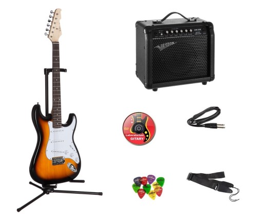 GITARA ELEKTRYCZNA + WZMACNIACZ GITAROWY PROMOCJA!