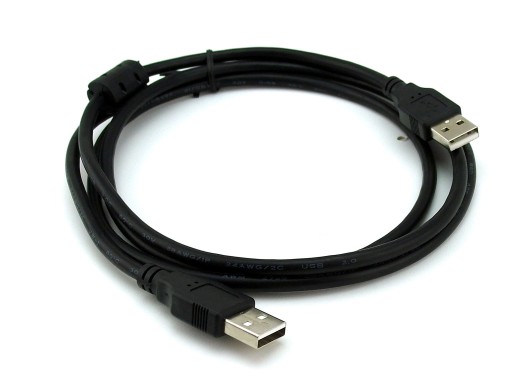 Przewód wtyk x2 USB kabel 1,5 m męski M-M