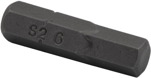 BIT GROT KOŃCÓWKA HEX IMBUS 6 x 25mm stal S2-ACR