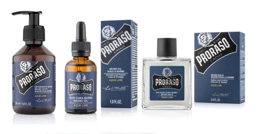 PRORASO ZESTAW DO BRODY SZAMPON OLEJEK BALSAM