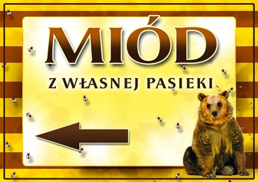 Tablica reklamowa, średnia 42x29,5 cm - wzór F221