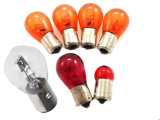 ŻARÓWKA ŻARÓWKI LAMPA PRZÓD TYŁ MZ ETZ SIMSON 6V