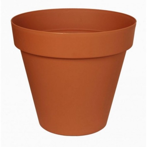 Doniczka DUŻA plastikowa Sekwoja TERAKOTA 48cm