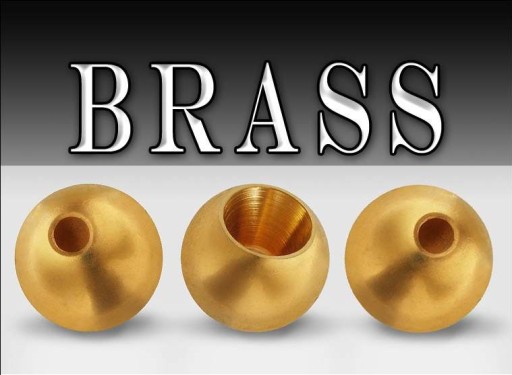 KORALIKI MOSIĘŻNE BRASS 4,0 mm 10 sztuk