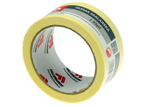 TAŚMA MALARSKA MASKUJĄCA PAPIEROWA ŻÓŁTA 48mm