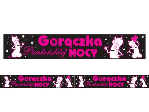 Taśma Szarfa na Wieczór Panieński AŻ 5 metrów