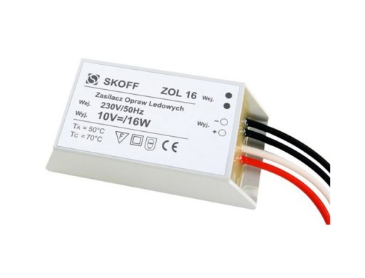 Zasilacz do opraw LED ZOL-16 SKOFF