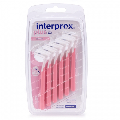 INTERPROX szczoteczki międzyzębowe różowe 0,6 mm