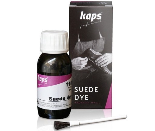 Duża FARBA DO ZAMSZU NUBUKU WELURU KAPS Suede Dye