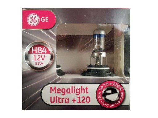 ŻARÓWKA GE HB4 MEGALIGHT ULTRA +120% KOMPLET 2 SZT