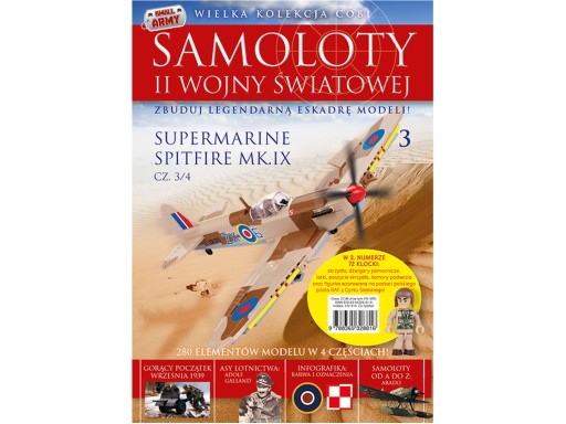 SAMOLOTY II WOJNY ŚWIATOWEJ NR 3 KOLEKCJA COBI