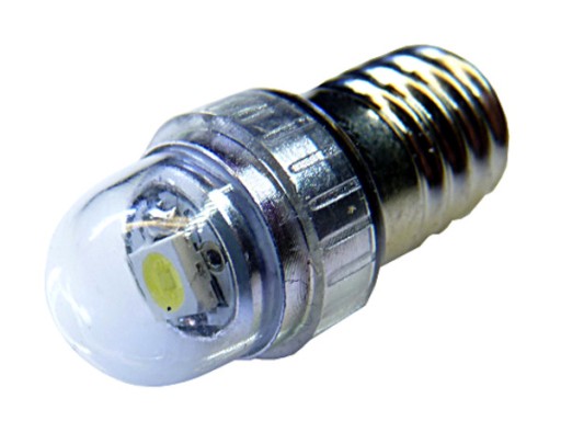 Żarówka LED E10 wkręcana do Latarka Cree UHP 3,6V