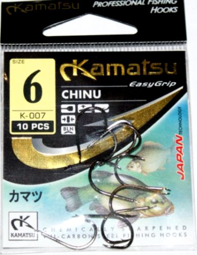 KAMATSU Haczyk CHINU nr.6 BLN 10szt