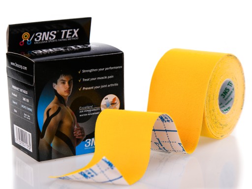 3NS TAPE Kinesiology taping kinesio zółty