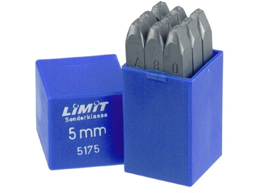 Stempel cyfrowy wybijak cyfry marki Limit 12 mm