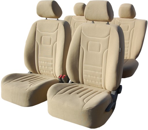 POKROWCE MIAROWE NA FOTELE DO TOYOTA COROLLA E15