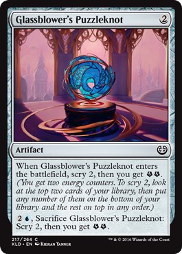 MTG 4x Glassblower's Puzzleknot