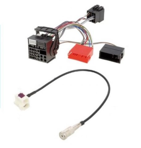 ZŁACZE ISO ADAPTER + ADAPTER ANTENOWY AUDI RNS-E