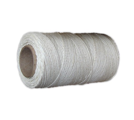 Nici lniane biało-kremowe 100g, nabłyszczane, szpagat, dratwa Sznurki24