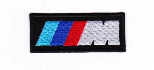 VAR naszywka BMW M POWER 2,5 x 6,3 cm