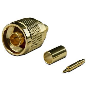 ZŁĄCZKA (WTYK) Nm NA KABEL H-155, RF-240 - GOLD