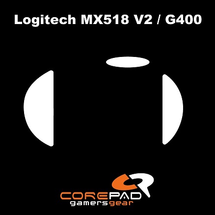 2xCorePad Ślizgacze Logitech MX518 v2 / G400 G400S