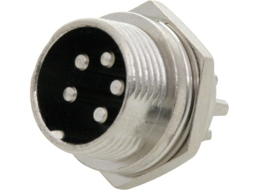 Gniazdo mikrofonowe CB 5 pin 5p montaż (0282)