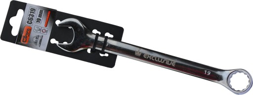 KLUCZ PŁASKO OCZKOWY POLEROWANY 19mm