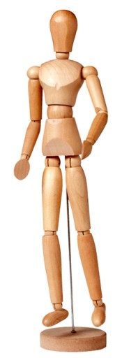 Leniar Manekin Model do szkicu Mężczyzna 40 cm