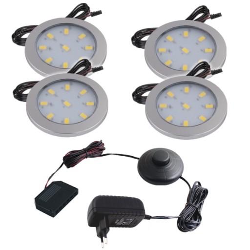 Oprawa LED ORBIT XL 3W, podszafkowa,zestaw 4-pkt