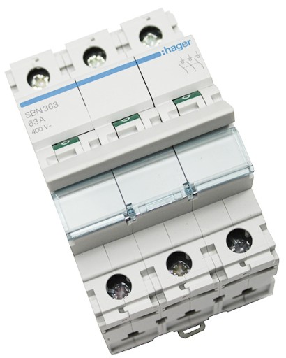 Rozłącznik Hager 230 V IP20 100 A