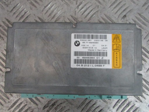 MODUŁ SENSOR AIRBAG BMW 5 E60 530D 04R