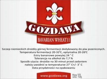 Gozdawa drożdże do piw pszenicznych Bavarian Wheat