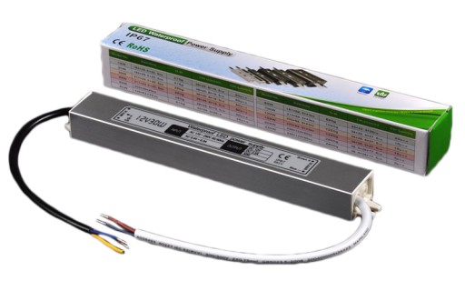 ZASILACZ LED wodoodporny IP67 YPS 12V 2,5A 30W