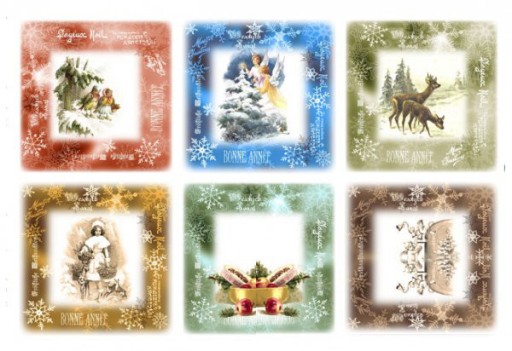 Papier do decoupage KLASYCZNY A4 D0345M