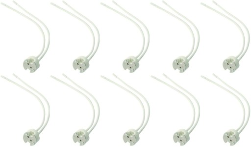 10 x Gniazdo przyłączeniowe MR16 halogen led