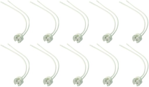 10 x Gniazdo przyłączeniowe MR16 halogen led