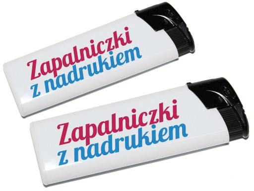 Zapalniczki z kolorowym nadrukiem 100 szt CMYK HQ