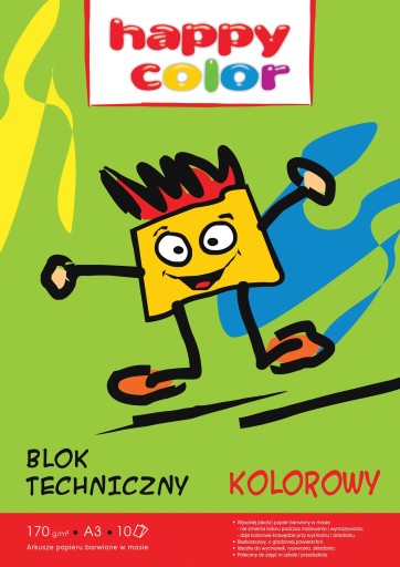 BLOK TECH.A3 KOLOR 10K 170G HAPPY COLOR HA 3550 30