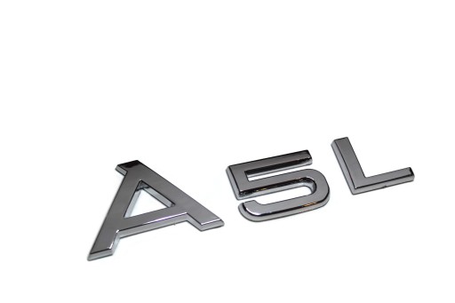 AUDI A5L EMBLEMAT NAPIS ZNACZEK CHROM NOWOŚĆ HIT