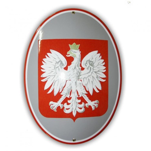godło Polski emaliowane 30 x 40 - gwarancja! W-wa