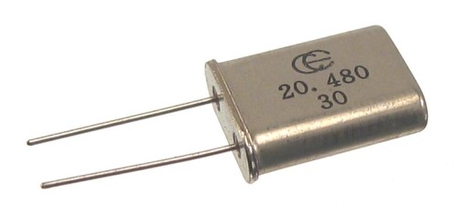 Rezonator kwarcowy 20.480 MHz - 2 sztuki