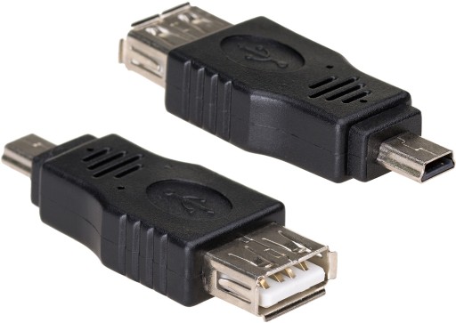 AKYGA ADAPTER PRZEJŚCIÓWKA USB AF / mini-B (5-PIN)