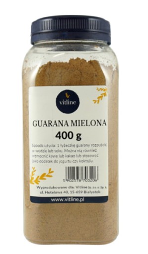 GUARANA MIELONA 400G - MOC KOFEINY