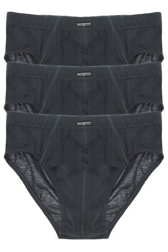 HENDERSON MAJTKI SLIPY 1446 K124 3pak *XL* GRAFIT