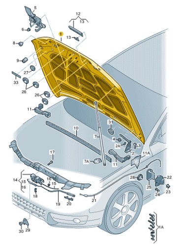 Maska pokrywa silnika Audi Q5 oryginał nowa!