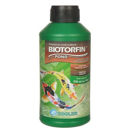 ZOOLEK BIOTORFIN na PH i KLARUJE WODE 500ml /10m3