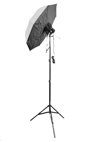 ZESTAW OŚWIETLENIOWY 125W=600W + PARASOL SOFTBOX